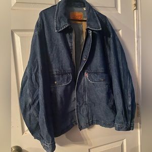 levi’s rancher trucker jean jacket size xl nwt